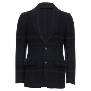 Tomorrowland Tartan Degrade Wool Blazer Jacket